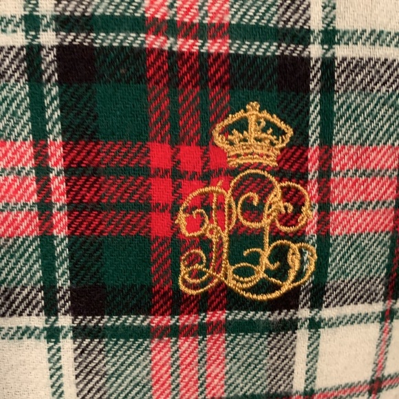 Lauren Ralph Lauren Plaid Pattern Blocking Shirt Dress Size Small - Picture 6 of 8